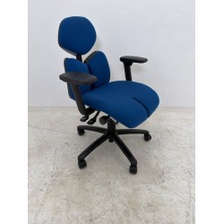 Rohde Grahl Duo bureaustoel blauw met hoofdsteun