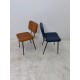 tweedehands gebruikt refurbished 4-poot stoelen Satelliet Gerlin SC stoel schoolstoel eetkamerstoel blauw cognac tweedehands - gebruikt - refurbished Satelliet Gerlin SC stoel schoolstoel eetkamerstoel blauw cognac 4-poot stoelen
