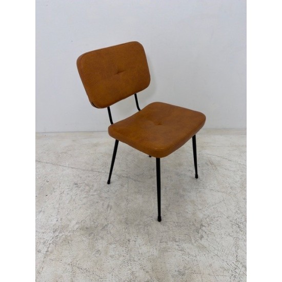 tweedehands gebruikt refurbished 4-poot stoelen Satelliet Gerlin SC stoel schoolstoel eetkamerstoel blauw cognac tweedehands - gebruikt - refurbished Satelliet Gerlin SC stoel schoolstoel eetkamerstoel blauw cognac 4-poot stoelen