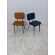 tweedehands gebruikt refurbished 4-poot stoelen Satelliet Gerlin SC stoel schoolstoel eetkamerstoel blauw cognac tweedehands - gebruikt - refurbished Satelliet Gerlin SC stoel schoolstoel eetkamerstoel blauw cognac 4-poot stoelen