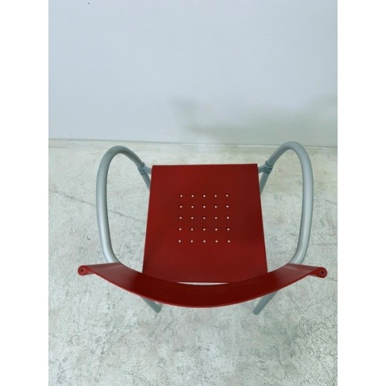 tweedehands - gebruikt - refurbished Segis Breeze armchair stapelbare kantine-terrasstoel Stapelbare stoelen
