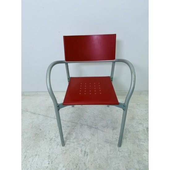 tweedehands - gebruikt - refurbished Segis Breeze armchair stapelbare kantine-terrasstoel Stapelbare stoelen