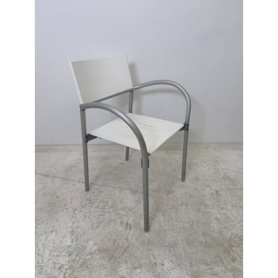 tweedehands - gebruikt - refurbished Segis Breeze armchair stapelbare kantine-terrasstoel Stapelbare stoelen