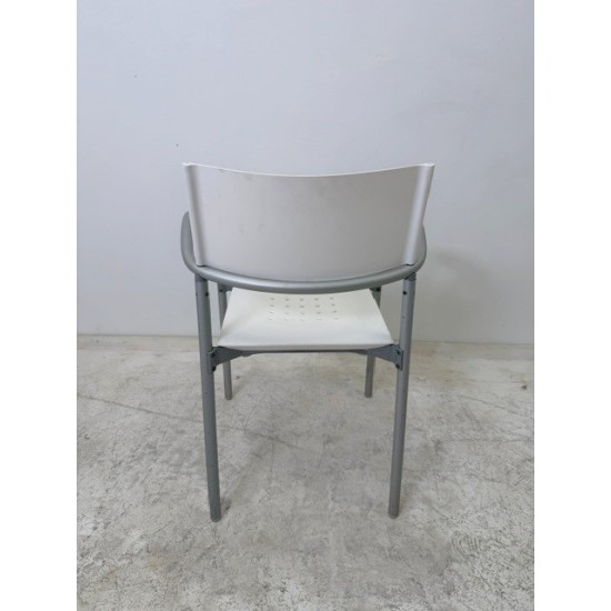 tweedehands - gebruikt - refurbished Segis Breeze armchair stapelbare kantine-terrasstoel Stapelbare stoelen