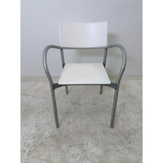 tweedehands - gebruikt - refurbished Segis Breeze armchair stapelbare kantine-terrasstoel Stapelbare stoelen