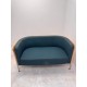 tweedehands - gebruikt - refurbished Thonet S3002 2-seater sofa green with beech back Sofa