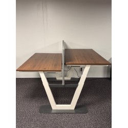 Vepa Parq duo zit-sta bureau wit noten 160x80 