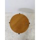 tweedehands - gebruikt - refurbished VERS design kruk of koffietafel - massief eiken - grote partij Bijzettafel