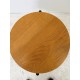 tweedehands - gebruikt - refurbished VERS design kruk of koffietafel - massief eiken - grote partij Bijzettafel
