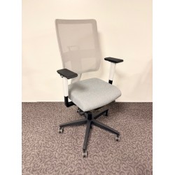 Viasit scope neatweave NPR bureaustoel zwart stof netrug met lendesteun nieuw showroommodel