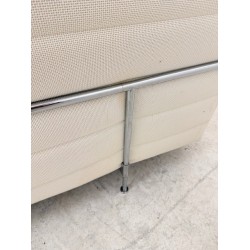 Vitra Alcove Plus acoustic sofa, 3-seater cream color