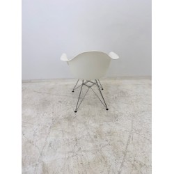 Vitra Eames DAR look a like wit met zitkussen set van 7 stoelen