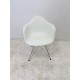 tweedehands - gebruikt - refurbished Vitra Eames DAR look a like wit met zitkussen Kuipstoelen