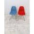 Vitra Eames DSR plastic side chair - bucket seat