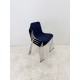 tweedehands - gebruikt - refurbished Vitra HAL RE TUB side chair 4poot stoel rood blauw wit stapelbaar Kantinestoelen