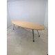 tweedehands - gebruikt - refurbished Vitra Medamorph ellips design vergadertafel 300x100cm Eetkamertafel