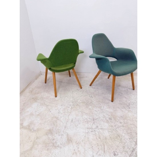tweedehands - gebruikt - refurbished Vitra Organic chair fauteuil 4-poot stoelen