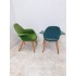 Vitra Organic chair fauteuil blauw en groen