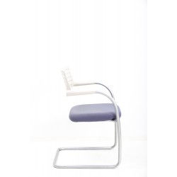 Vitra VisaVis Sledestoel aluminium frame