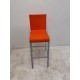 tweedehands gebruikt refurbished Krukken Vitra 03 High stool kruk zwart en oranje tweedehands - gebruikt - refurbished Vitra 03 High stool kruk zwart en oranje Krukken
