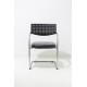 tweedehands - gebruikt - refurbished Vitra VisaVis Sledestoel Leer Chrome Vergaderstoelen