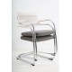 tweedehands - gebruikt - refurbished Vitra VisaVis Sledestoel Chrome stapelbaar Vergaderstoelen