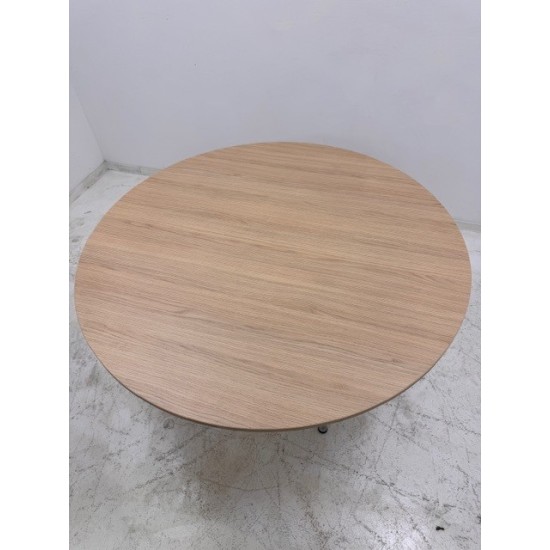 tweedehands gebruikt refurbished Eetkamertafel Vitra Eames Contract table 100 cm rond refurbished tweedehands - gebruikt - refurbished Vitra Eames Contract table 100 cm rond refurbished Eetkamertafel