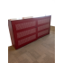 Voortman akoestische schuifdeurkast  rood 240x122