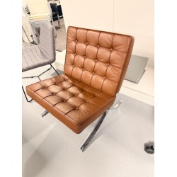 Barcelona fauteuil cognac leer showroommodel 