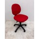 tweedehands - gebruikt - refurbished Wize Sale thuiswerk bureaustoel rood en donkerblauw zonder armleuningen Design bureaustoel
