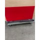 tweedehands - gebruikt - refurbished Zilenzio Dezibel Table acoustic panel table screen desk screen red showroom model Acoustic panels
