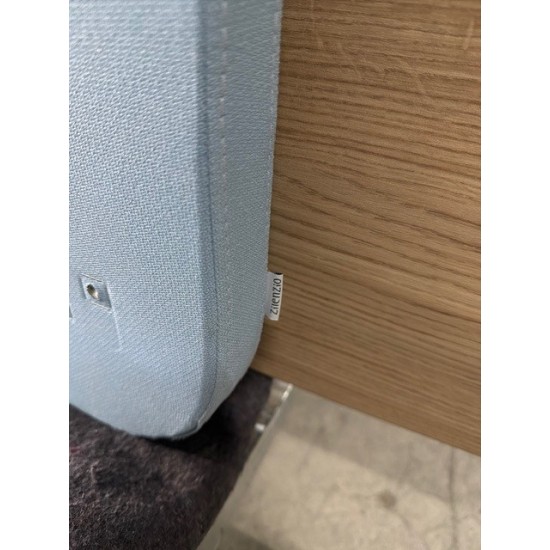 tweedehands - gebruikt - refurbished Zilenzio Dezibel Table acoustic desk screen table screen grey showroom model Floor screen