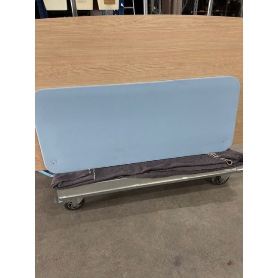 tweedehands - gebruikt - refurbished Zilenzio Dezibel Table acoustic desk screen table screen grey showroom model Floor screen