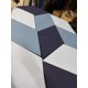 tweedehands - gebruikt - refurbished Zilenzio Fazett acoustic wall panels, diamond pattern blue showroom model Floor screen