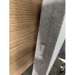 Zilenzio Optima 40 Straight akoestisch bureauscherm tafelscherm grijs 200x64 showroom model