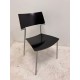 tweedehands - gebruikt - refurbished Van der Sluis Quasi 4-legged black Stackable chair