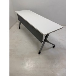 Okamura Flaptor design folding table white