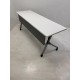 gebruikte Okamura Flaptor design folding table white tweedehands Folding table