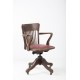 gebruikte American 1930s Vintage office chair tweedehands Vintage Office chair